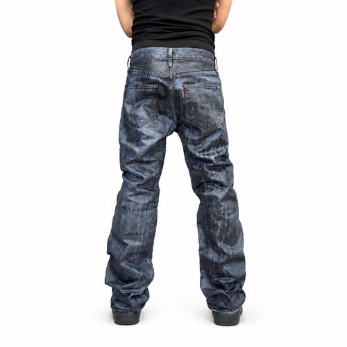 Blue Waxed Denim