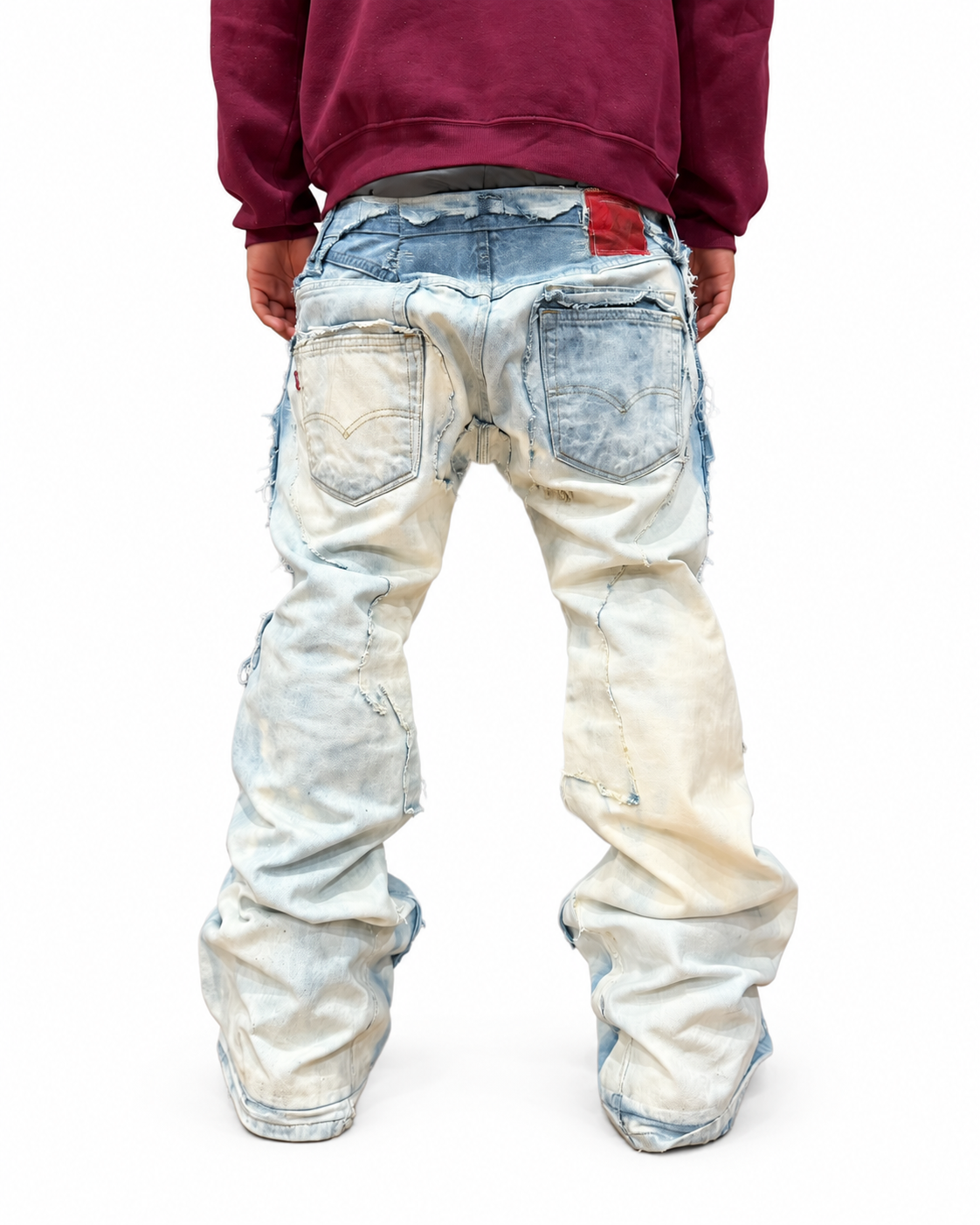 BLEACHED WHITE DENIM