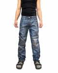 Blue Waxed Denim